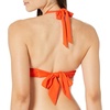 image:imageAmazon Essentials Womens LightSupport Padded Tie Halter Bikini Swimsuit Top Available in Plus SizeOrange