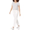 image:imageAmazon Essentials Womens Linen Blend Drawstring Relaxed Fit Wide Leg Pants Available in Plus SizeBright White