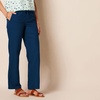 image:imageAmazon Essentials Womens Linen Blend Drawstring Relaxed Fit Wide Leg Pants Available in Plus SizeDark Blue