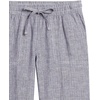 image:imageAmazon Essentials Womens Linen Blend Drawstring Relaxed Fit Wide Leg Pants Available in Plus SizeGrey Vertical Stripe