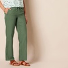 image:imageAmazon Essentials Womens Linen Blend Drawstring Relaxed Fit Wide Leg Pants Available in Plus SizeMilitary Green