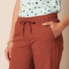 image:imageAmazon Essentials Womens Linen Blend Drawstring Relaxed Fit Wide Leg Pants Available in Plus SizeTerracotta