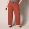 image:imageAmazon Essentials Womens Linen Blend Drawstring Relaxed Fit Wide Leg Pants Available in Plus SizeTerracotta