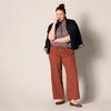 image:imageAmazon Essentials Womens Linen Blend Drawstring Relaxed Fit Wide Leg Pants Available in Plus SizeTerracotta