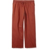 image:imageAmazon Essentials Womens Linen Blend Drawstring Relaxed Fit Wide Leg Pants Available in Plus SizeTerracotta