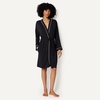 image:imageAmazon Essentials Womens Long Sleeve Robe ModalBlend BathrobeBlack