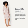 image:imageAmazon Essentials Womens Long Sleeve Robe ModalBlend BathrobeEggshell White Floral