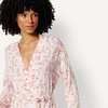 image:imageAmazon Essentials Womens Long Sleeve Robe ModalBlend BathrobeEggshell White Floral