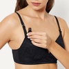 image:imageAmazon Essentials Womens Maternity amp Nursing Bra Lined All over Stretch Lace Pack of 2Black