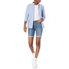image:imageAmazon Essentials Womens MidRise Stretchy Denim Bermuda Shorts with Pockets Rolled CuffMedium Wash