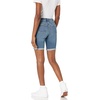 image:imageAmazon Essentials Womens MidRise Stretchy Denim Bermuda Shorts with Pockets Rolled CuffMedium Wash