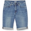 image:imageAmazon Essentials Womens MidRise Stretchy Denim Bermuda Shorts with Pockets Rolled CuffMedium Wash