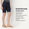 image:imageAmazon Essentials Womens MidRise Stretchy Denim Bermuda Shorts with Pockets Rolled CuffRinse