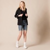 image:imageAmazon Essentials Womens MidRise Stretchy Denim Bermuda Shorts with Pockets Rolled CuffVintage Wash