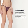 image:imageAmazon Essentials Womens NoTie String Swim Bikini BottomBrick Red Lilac Leopard