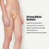 image:imageAmazon Essentials Womens NoTie String Swim Bikini BottomRust Orange Abstract Palms