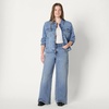 image:imageAmazon Essentials Womens RegularFit Denim Trucker JacketAuthentic Medium Wash