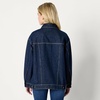 image:imageAmazon Essentials Womens RegularFit Denim Trucker JacketDark Midnight Wash