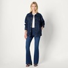 image:imageAmazon Essentials Womens RegularFit Denim Trucker JacketDark Midnight Wash