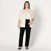 image:imageAmazon Essentials Womens RegularFit Denim Trucker JacketEcru