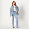 image:imageAmazon Essentials Womens RegularFit Denim Trucker JacketIced Light Wash