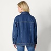 image:imageAmazon Essentials Womens RegularFit Denim Trucker JacketMedium Blue Vintage