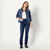image:imageAmazon Essentials Womens RegularFit Denim Trucker JacketStone Dark Wash