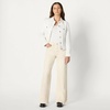 image:imageAmazon Essentials Womens RegularFit Denim Trucker JacketWhite