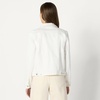image:imageAmazon Essentials Womens RegularFit Denim Trucker JacketWhite