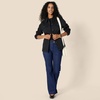 image:imageAmazon Essentials Womens RelaxedFit Dropped Shoulder Midweight Cotton Twill JacketBlack
