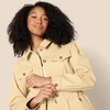 image:imageAmazon Essentials Womens RelaxedFit Dropped Shoulder Midweight Cotton Twill JacketTan