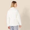 image:imageAmazon Essentials Womens RelaxedFit Dropped Shoulder Midweight Cotton Twill JacketWhite