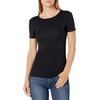 image:imageAmazon Essentials Womens SlimFit ShortSleeve Crewneck TShirt Pack of 2Black