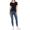 image:imageAmazon Essentials Womens SlimFit ShortSleeve Crewneck TShirt Pack of 2Black