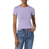 image:imageAmazon Essentials Womens SlimFit ShortSleeve Crewneck TShirt Pack of 2BlackLavender