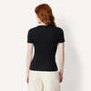 image:imageAmazon Essentials Womens SlimFit ShortSleeve Crewneck TShirt Pack of 2BlackOlive