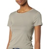 image:imageAmazon Essentials Womens SlimFit ShortSleeve Crewneck TShirt Pack of 2BlackSage Green