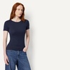 image:imageAmazon Essentials Womens SlimFit ShortSleeve Crewneck TShirt Pack of 2BurgundyNavy