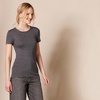 image:imageAmazon Essentials Womens SlimFit ShortSleeve Crewneck TShirt Pack of 2Charcoal HeatherLight Grey Heather