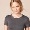 image:imageAmazon Essentials Womens SlimFit ShortSleeve Crewneck TShirt Pack of 2Charcoal HeatherLight Grey Heather