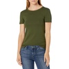 image:imageAmazon Essentials Womens SlimFit ShortSleeve Crewneck TShirt Pack of 2GoldOlive