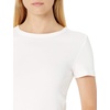 image:imageAmazon Essentials Womens SlimFit ShortSleeve Crewneck TShirt Pack of 2White