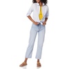 image:imageAmazon Essentials Womens SlimFit ShortSleeve Crewneck TShirt Pack of 2WhiteGold