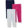 3-pack Navy Heather/Raspberry/White