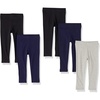 5-pack Black/Navy/Heather Grey