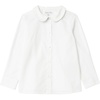 image:imageAmazon Essentials Girls Long Sleeve Poplin Peter Pan ShirtBright White