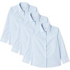 image:imageAmazon Essentials Girls Regular Fit Easy Iron Long Sleeve School ShirtsCornflower Blue  3 Pack
