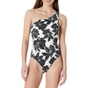Cream Black Floral