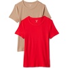 Bright Poppy Red/Tan