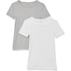 White/Light Grey Heather